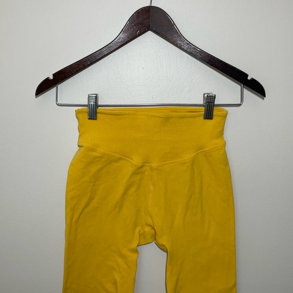 Free People Sunray Yellow Gone Adrift Bike Shorts - Picture 7 of 9